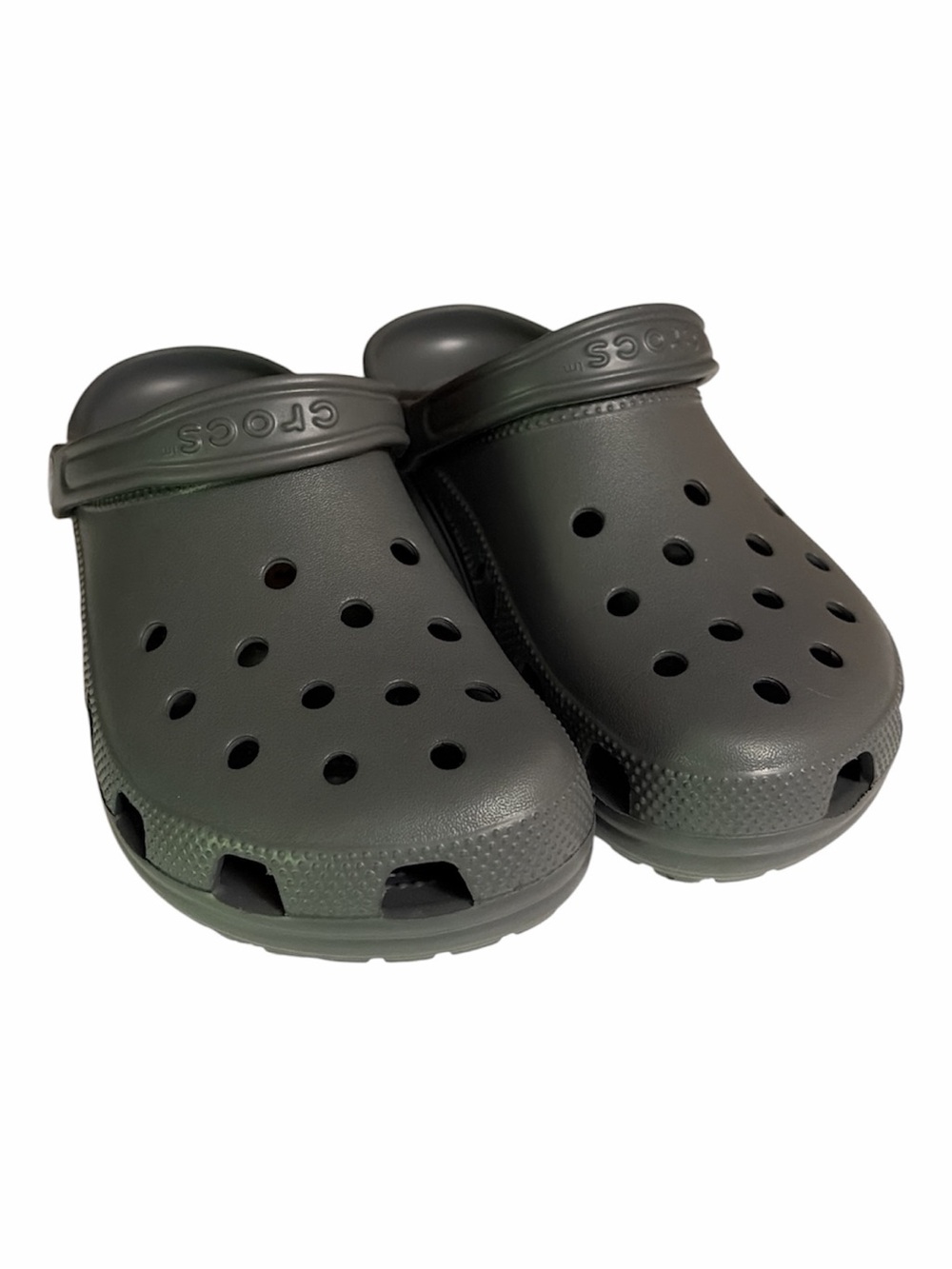 Crocs Classic Clog Shoes in Dark Gray